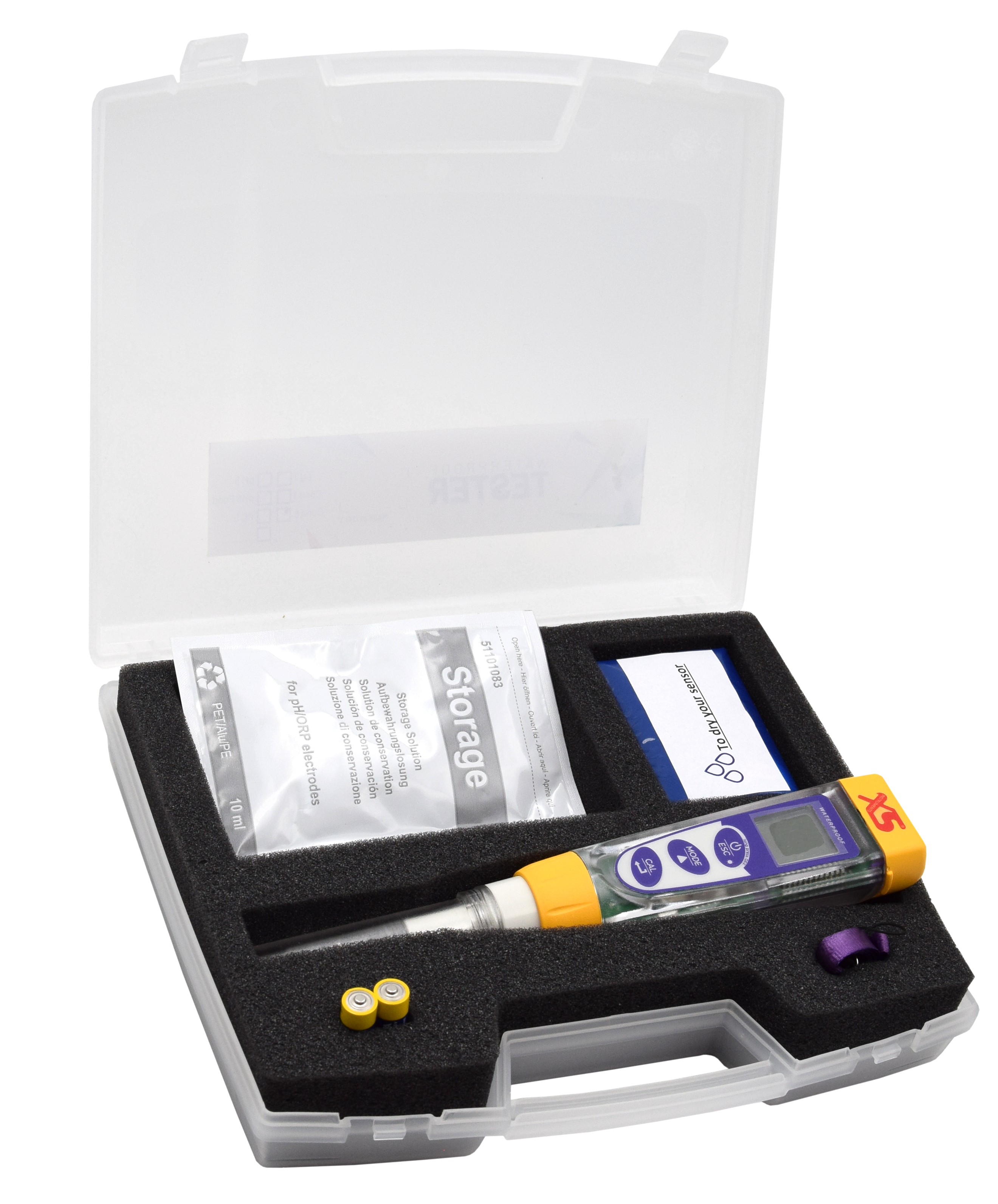 XS ORP 5 Tester im Tragekoffer  - Messgerät zur Redox- Wert und Temperaturbestimmung