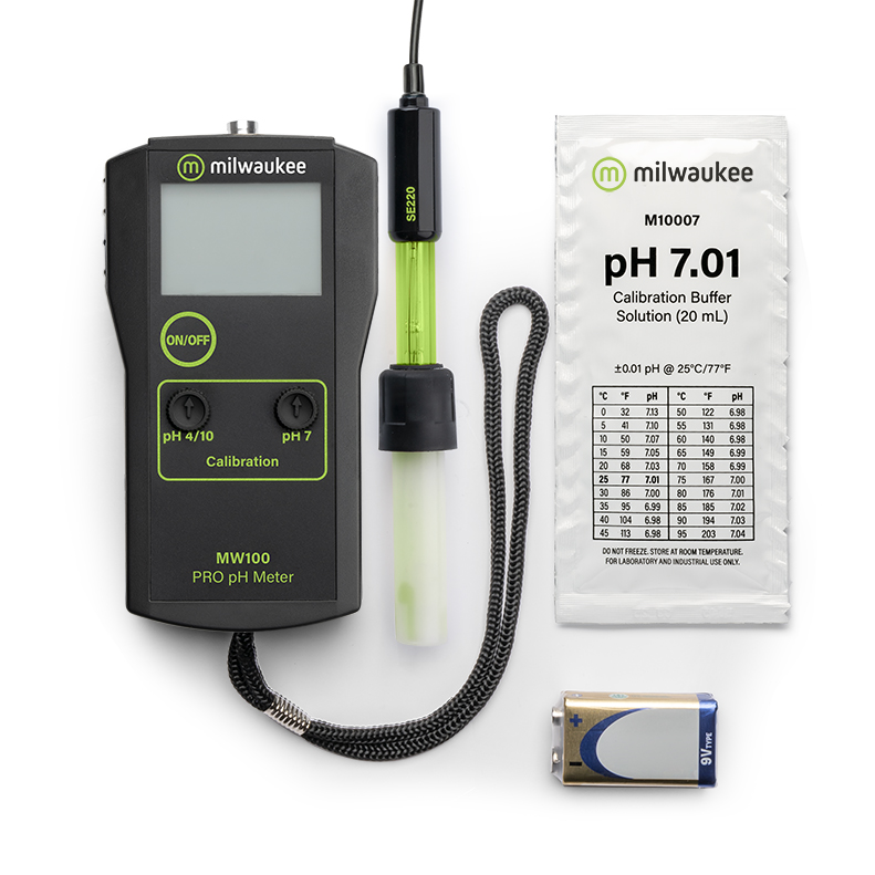 Milwaukee MW100 PRO tragbares pH-Messgerät für schnelle und zuverlässige Ergebnisse