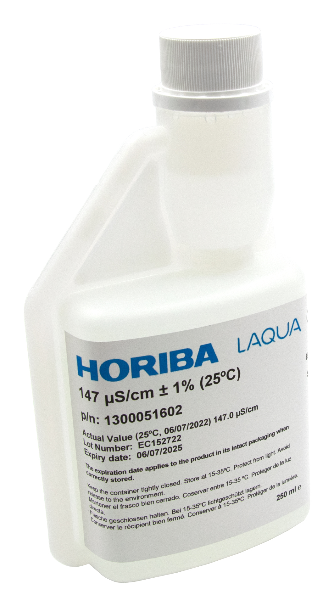 HORIBA 147 μS/cm Leitfähigkeitskalibrierlösung 250ml (250-EC-147)