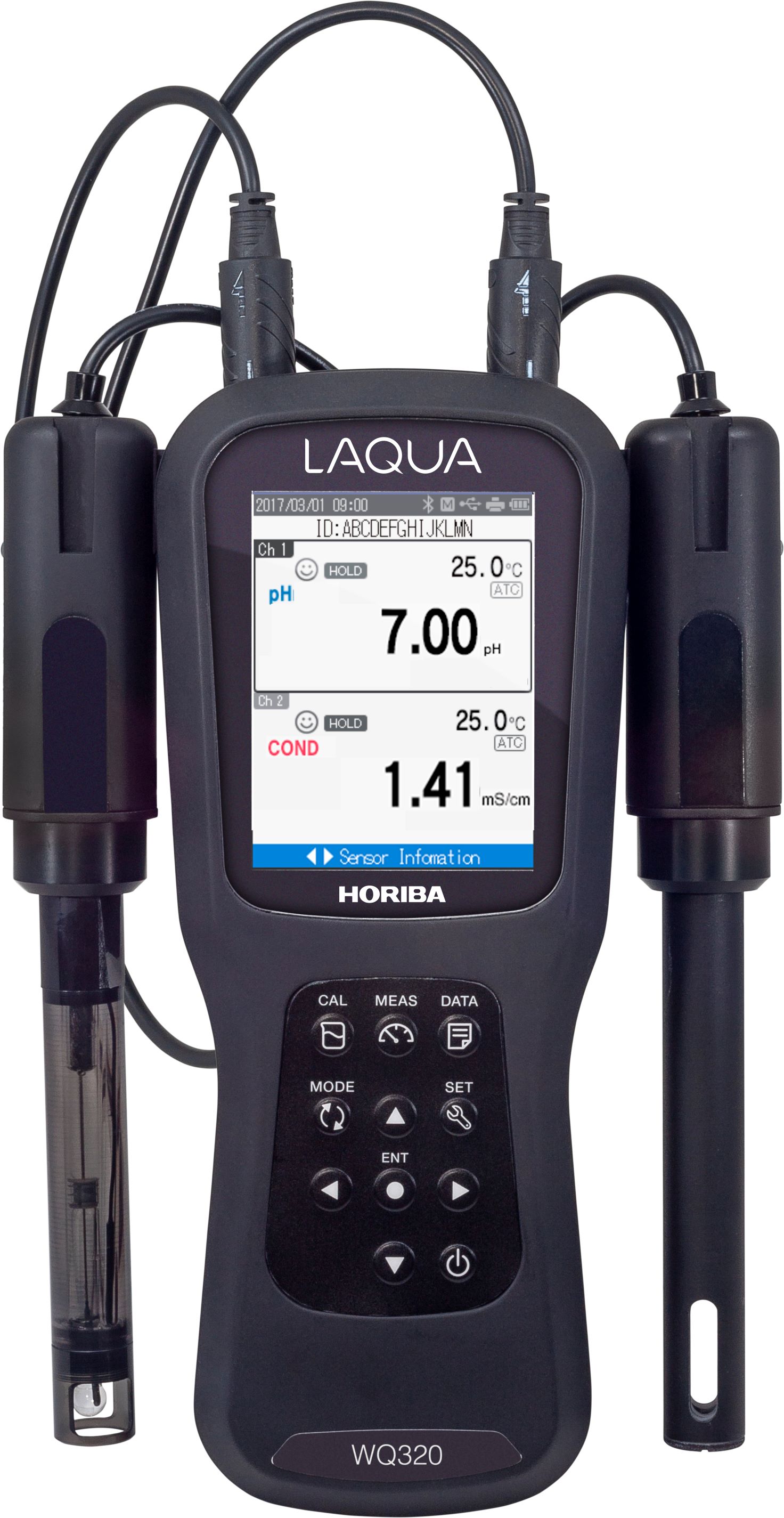 Horiba LAQUA WQ320-K - 2 Kanal Profi-Messgerät für verschiedene Parameter im Analysenkoffer