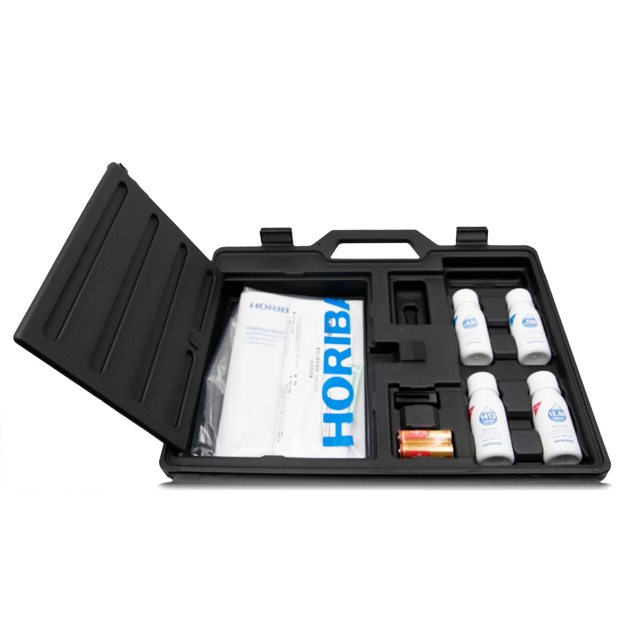 Horiba LAQUA PC210-Kit pH, Redox, Leitwert, TDS, Salz, Widerstand und Temperatur Hand Messgerät im Analysenkoffer