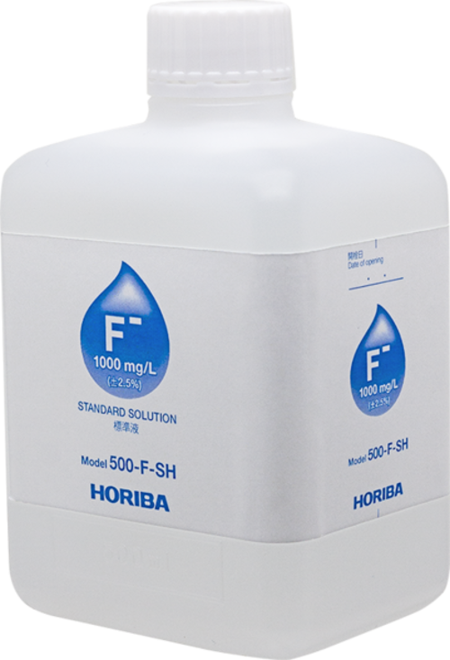 Horiba 1000 mg/L Fluorid Ionen Standard Lösung, 500ml (500-F-SH) 