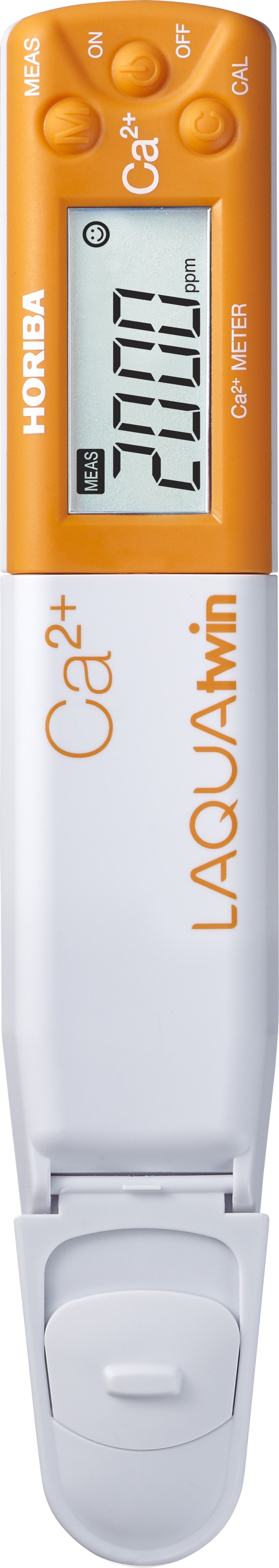 Horiba LAQUAtwin Calcium Ionen (Ca2+) Tester mit 2 Kalibrierpunkten und Temperatur Messung (Ca-11) Sensorkappe geschlossen
