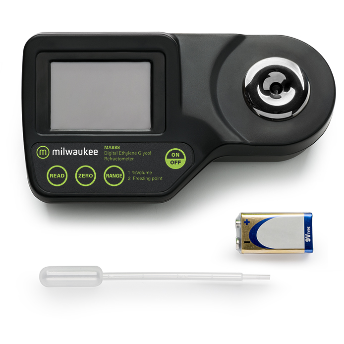 Zubehör und der MA888 Digitales Ethylenglykol-Refraktometer