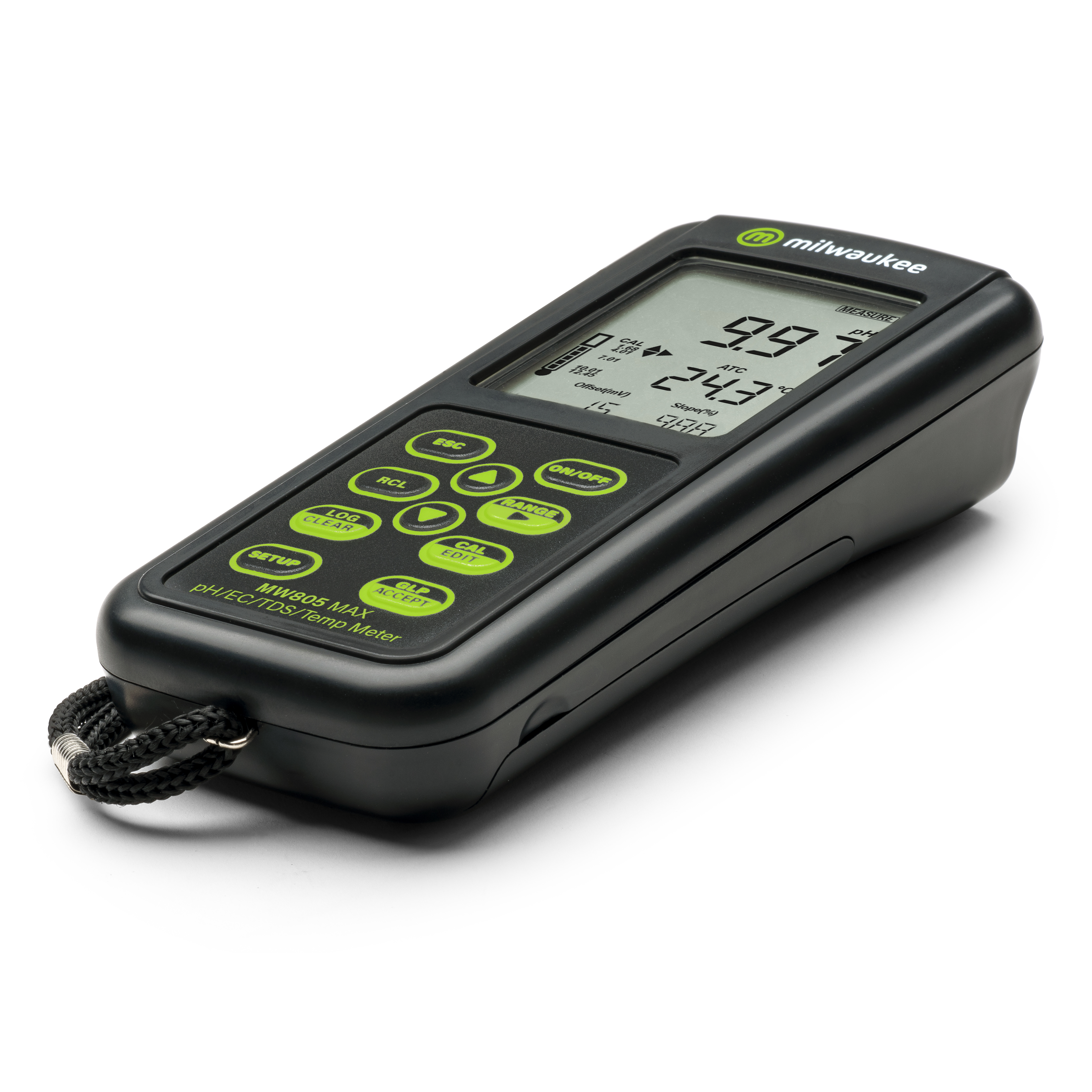 MW805 Gerät Probe schräg/liegend