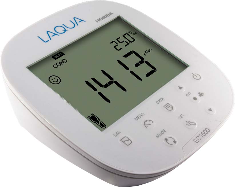 Horiba LAQUA EC1500 Messgerät in Frontansicht, Laborgerät für Leitfähigkeitsmessung