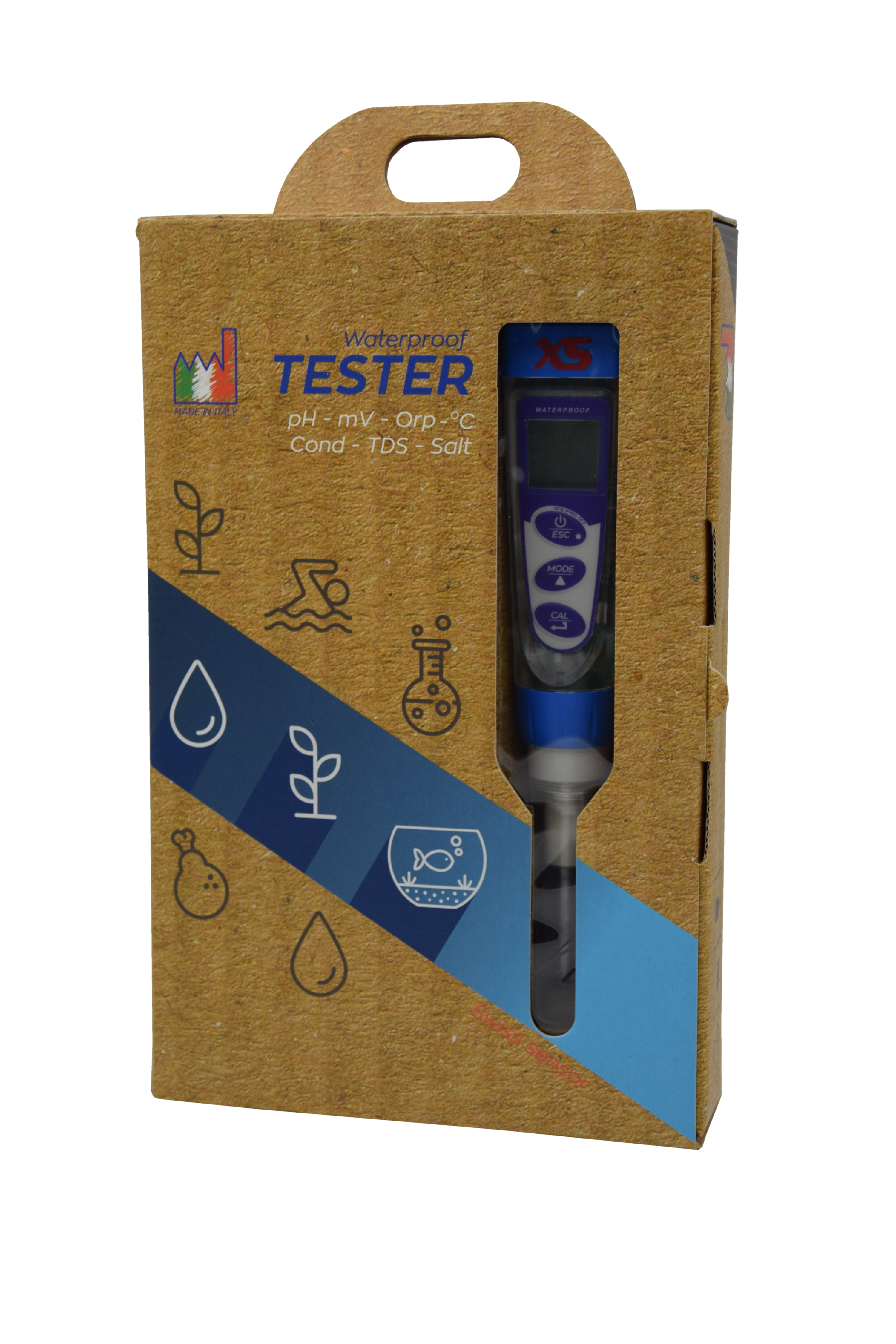 XS PC 5 Tester Kit - Schnelltester für die pH/mV/Leitfähigkeit/TDS/Salz./Temp. Messung