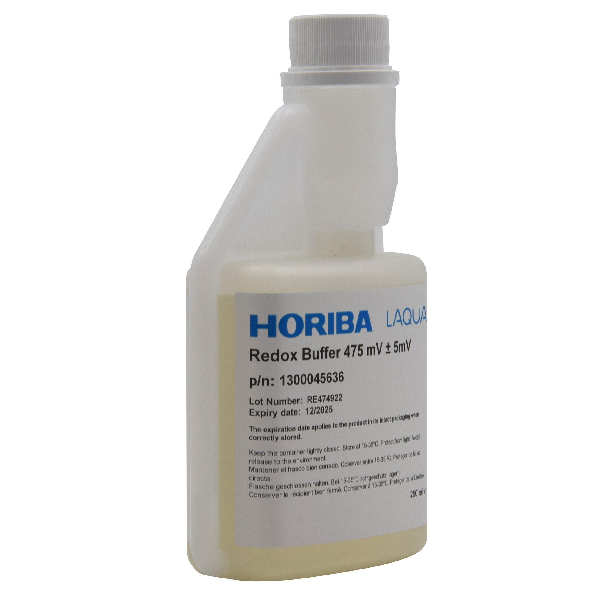 HORIBA Redox 475mV (±5mV @25°C) Pufferlösung 250ml (250-ORP-475)