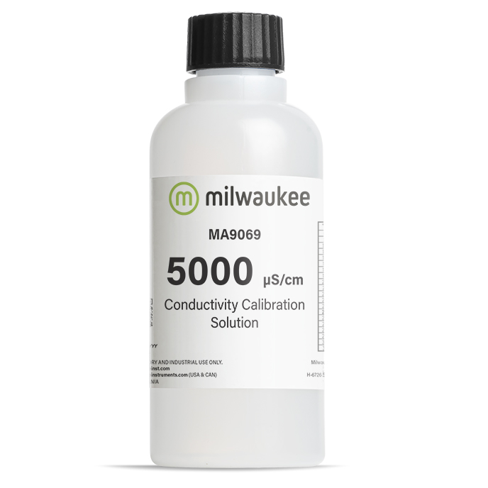 Milwaukee 5000 µS/cm Leitfähigkeitskalibrierlösung 230ml (MA9069)