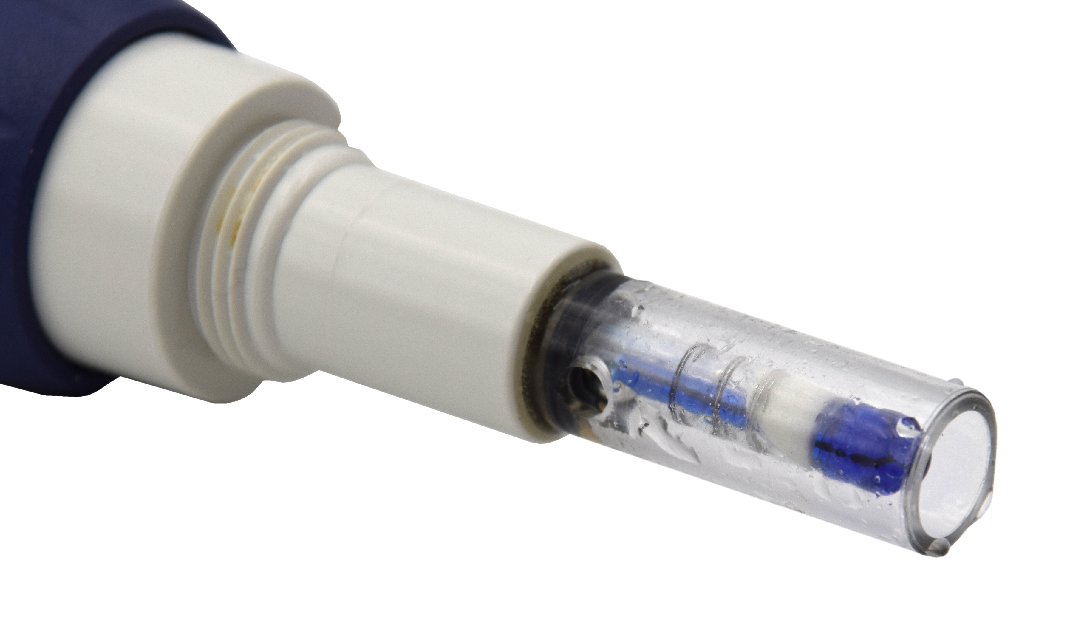 XS PC 61 Austauschelektrode, Detailansicht der Glasmessspitze, pH-Elektrode für PC 6 Tester