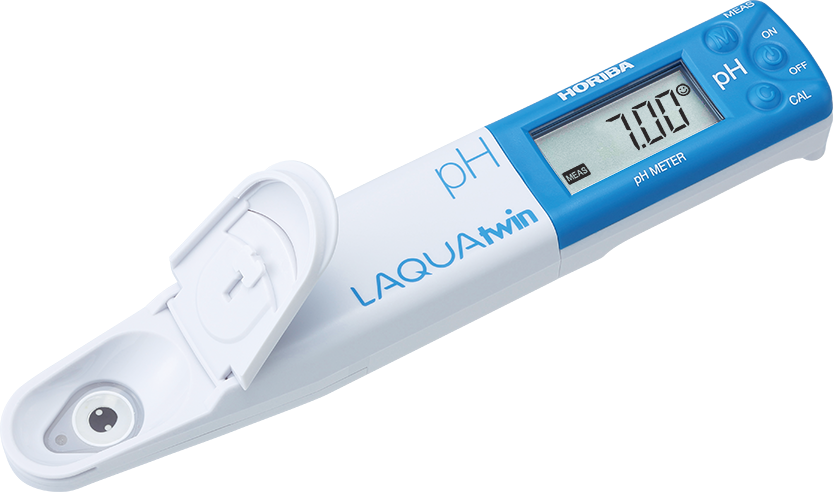 Horiba LAQUAtwin pH Tester mit 5 Kalibrierpunkten und Temperatur Messung (pH-33)