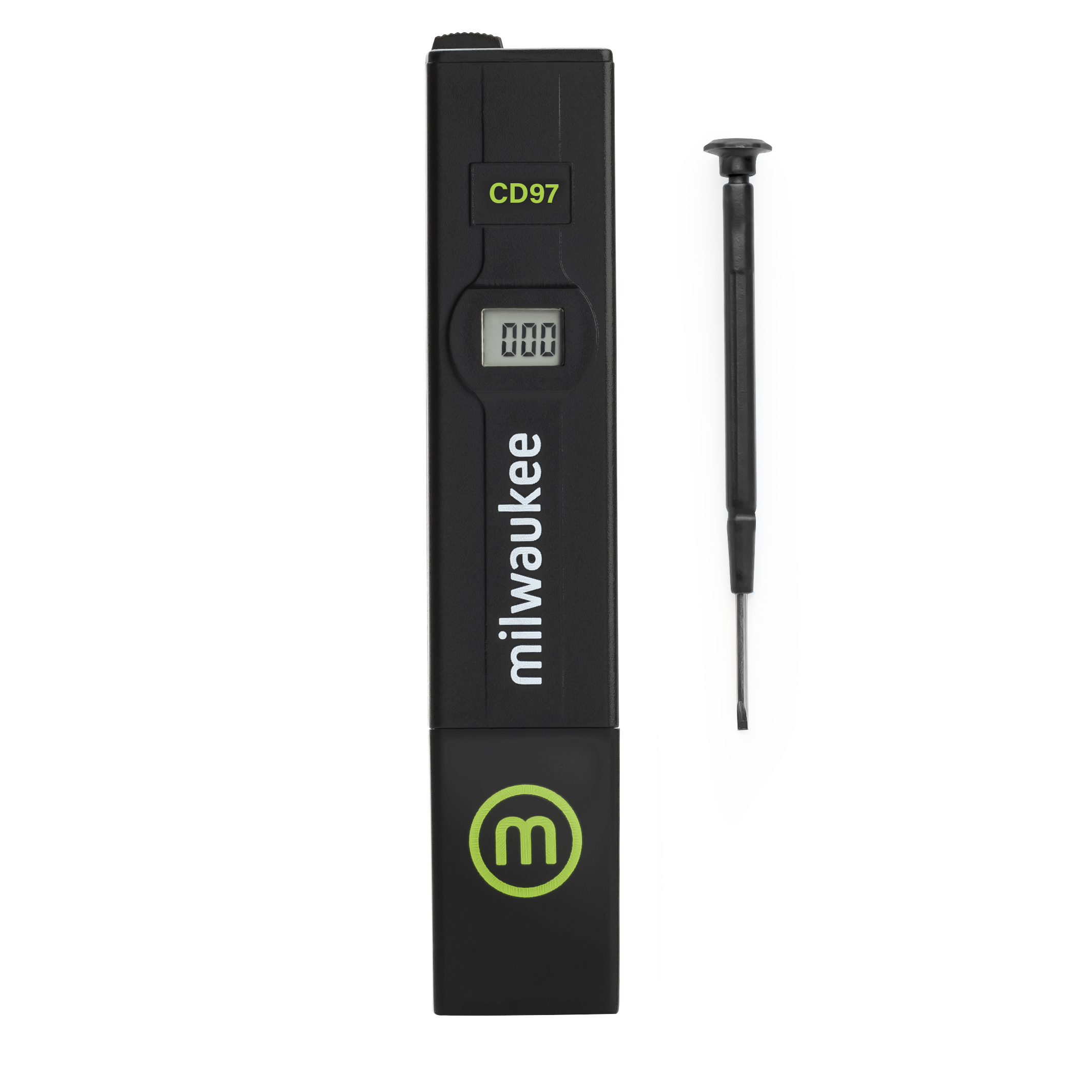 Milwaukee CD97 TDS Tester niedriger Bereich für gelöste Feststoffe, Set inkl. Schutzkappe und Handbuch, kompakte Ausstattung