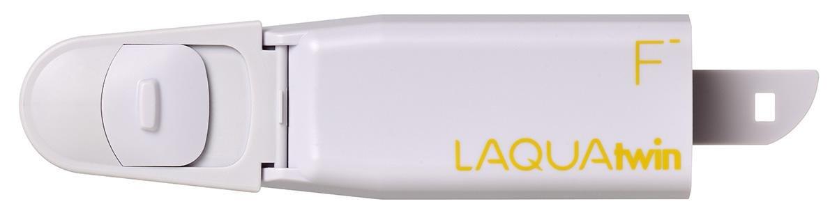 Horiba LAQUAtwin S060-F Fluorid Austauschsensor für F-11 Tester Horiba LAQUAtwin S060 F Fluorid Austauschsensor für F 11 Tester, weiße Kunststoffhülle