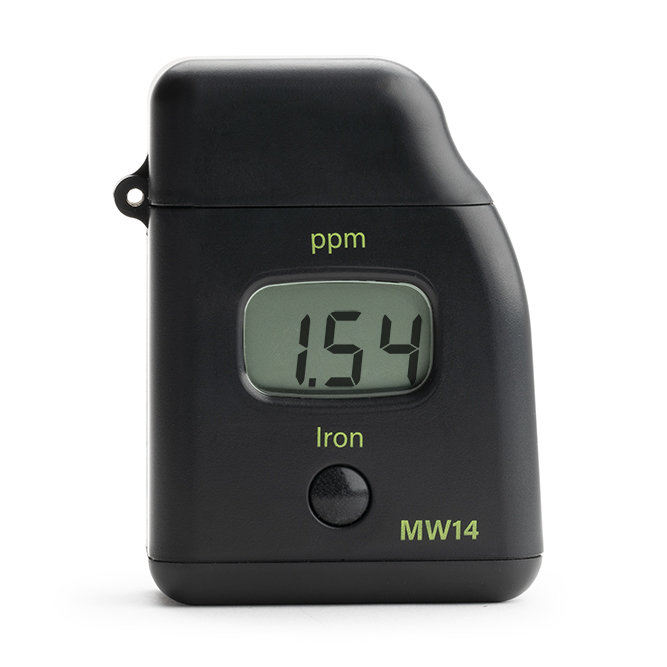 MW14 Digitaler Eisentester front Ansicht