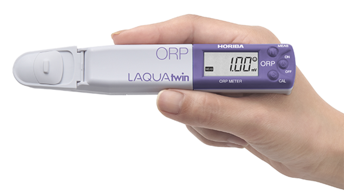 Horiba LAQUAtwin Redox Tester mit 1 Kalibrierpunkt und Temperatur Messung (ORP-11)
