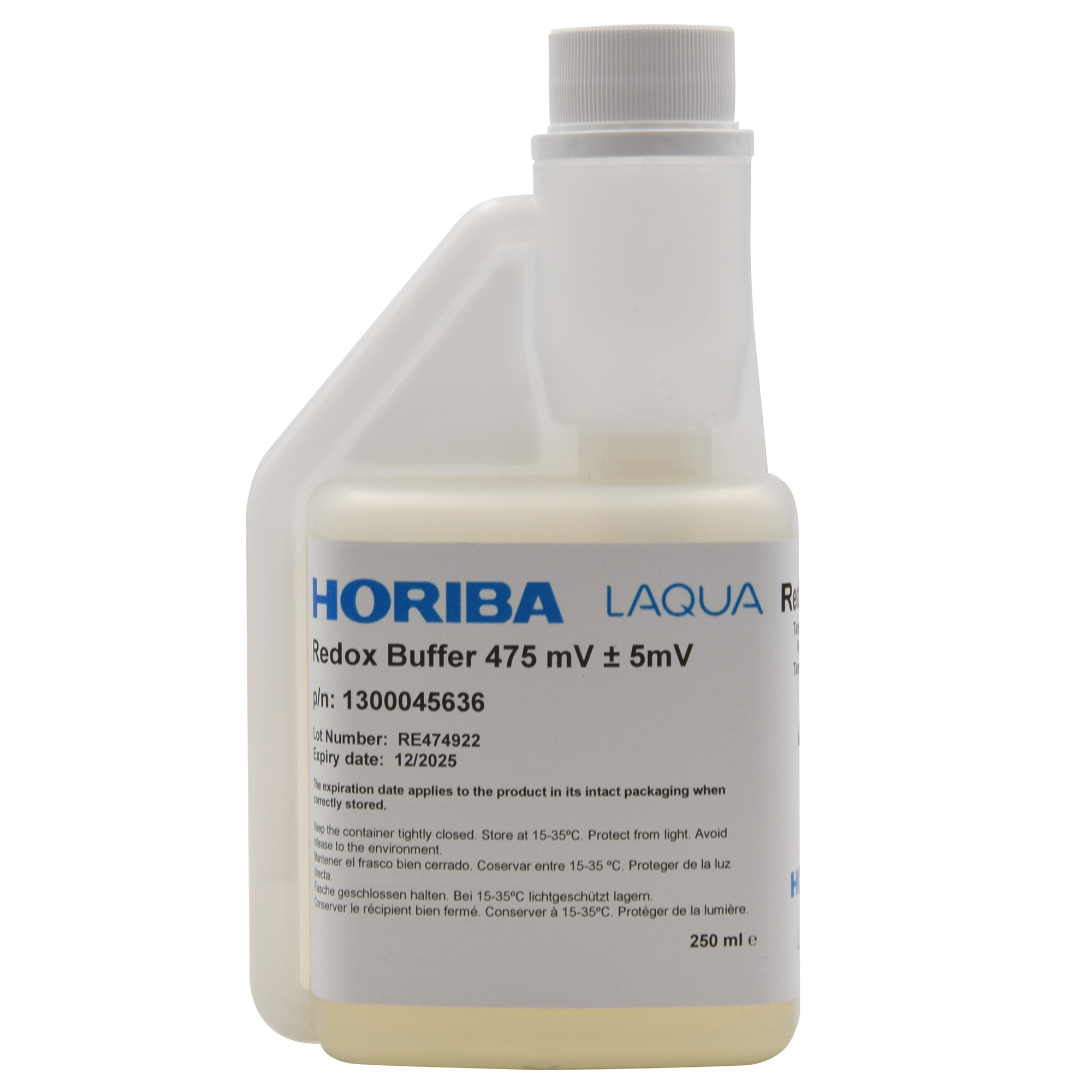 HORIBA Redox 475mV (±5mV @25°C) Pufferlösung 250ml (250-ORP-475)