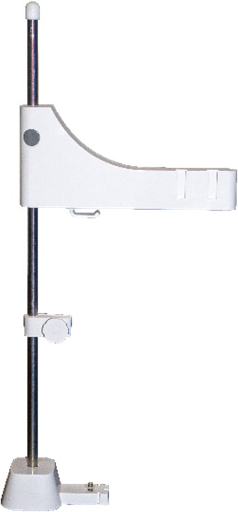 Horiba Elektrodenständer für LAQUA 1500 & 2000 Serie Horiba Elektrodenständer LAQUA Frontansicht mit zwei Elektroden Halterungen, höhenverstellbar, passend für LAQUA 1500/2000 Serie