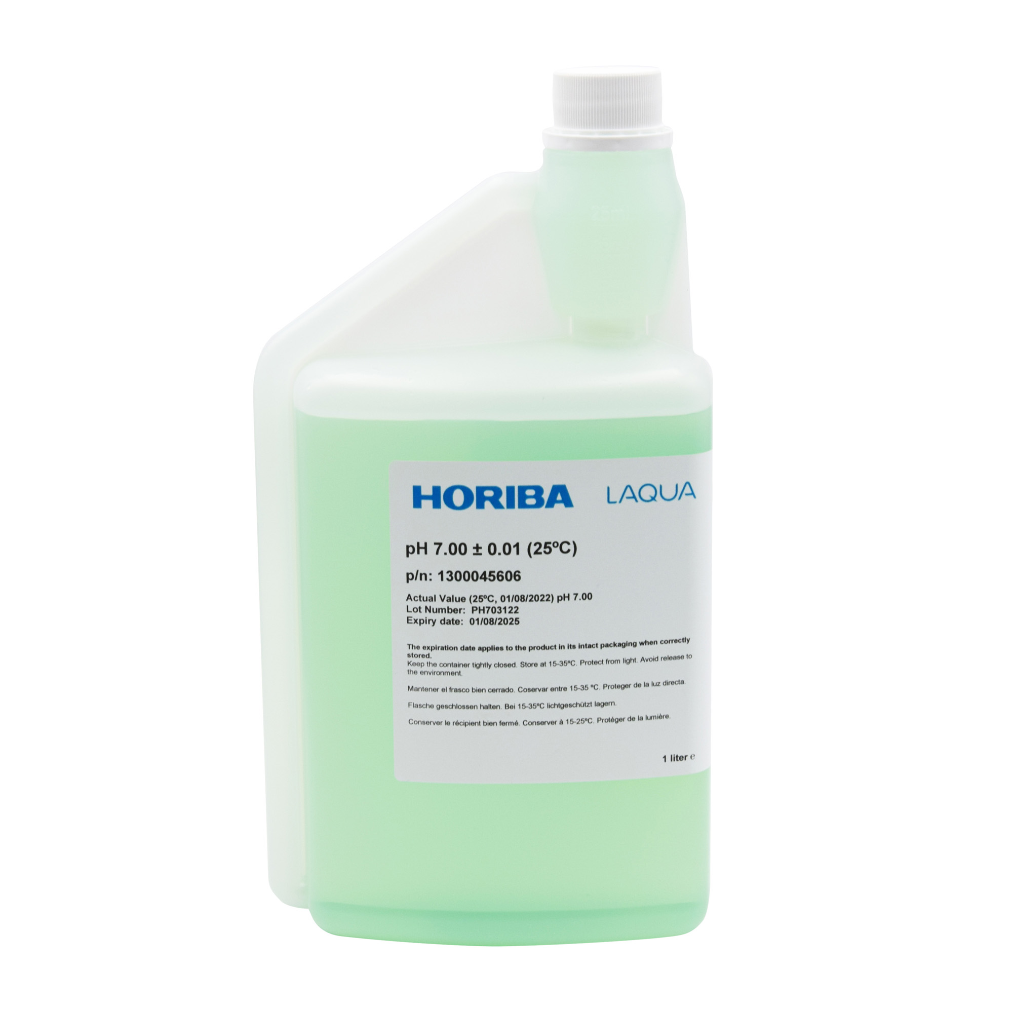 HORIBA pH 7.00 Pufferlösung 1000 ml, Hygieneflasche zur Kalibrierung