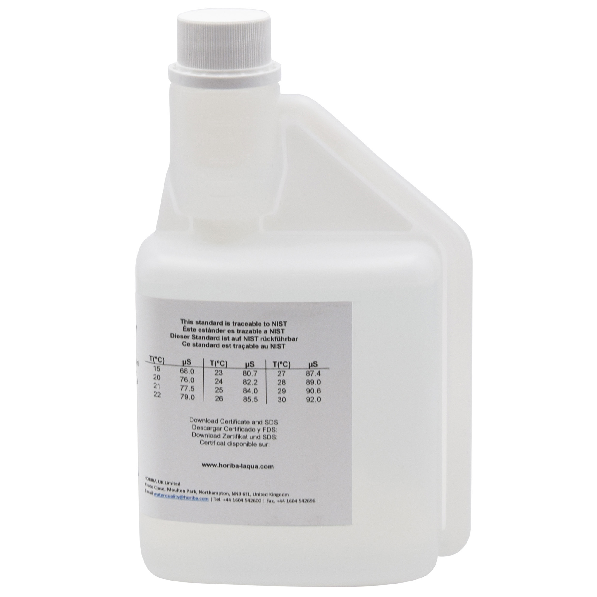 HORIBA 84 μS/cm Leitfähigkeitskalibrierlösung 500ml (500-EC-84)