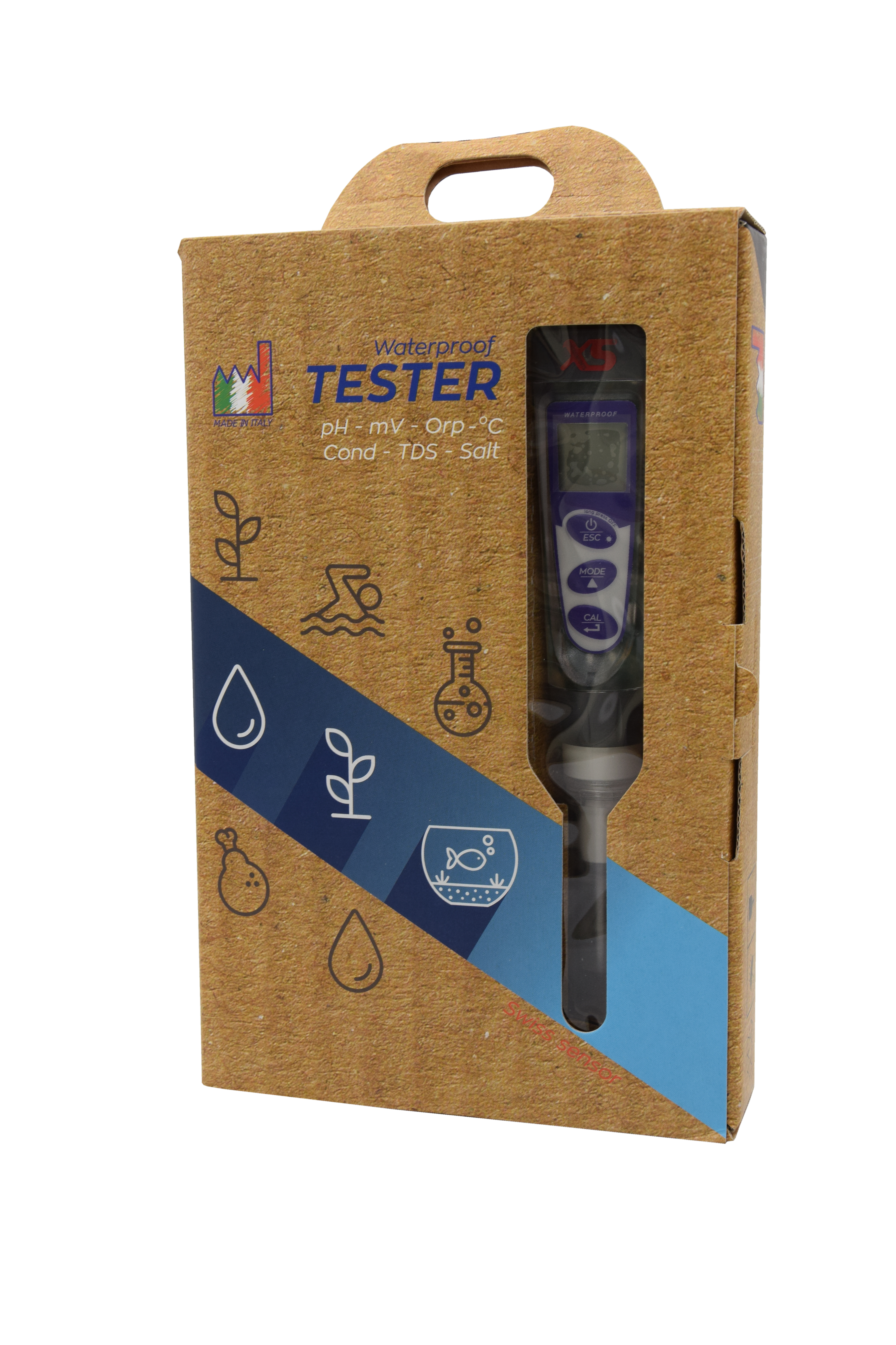 XS COND 5 Tester Kit - Leitfähigkeit/TDS/Salinität/Temperatur Pocket Tester