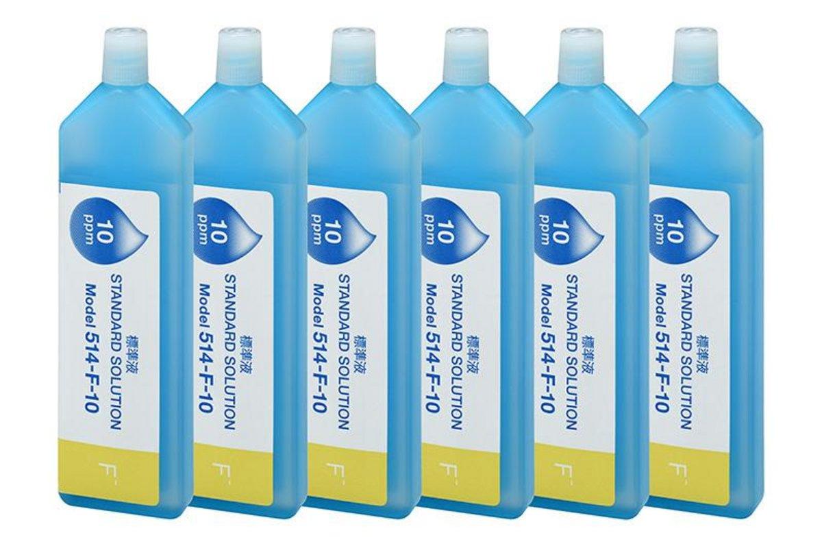 Horiba 10 ppm Fluorid Ionen Standard Lösung (514-F-10) Horiba 10 ppm Fluorid Ionen Standard Lösung, Flasche mit 14 ml Inhalt, zur Kalibrierung von Fluoridmessgeräten