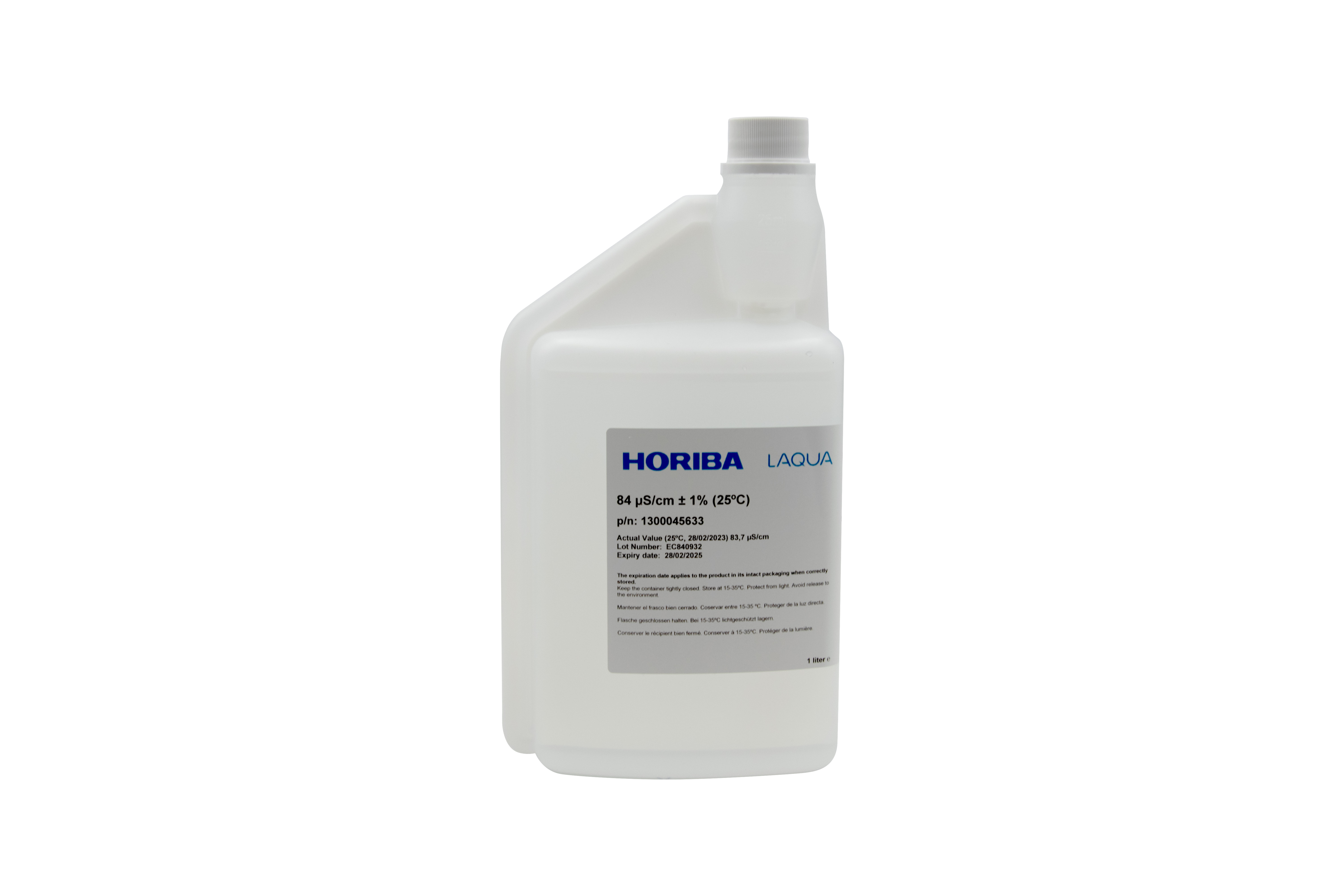 HORIBA 84 μS/cm Leitfähigkeitskalibrierlösung 1000ml (1000-EC-84)