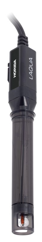 Horiba 9652-20D pH-Sonde mit Doppel-Diaphragma und Kunststoffschaft, mit festem 2m Kabel 