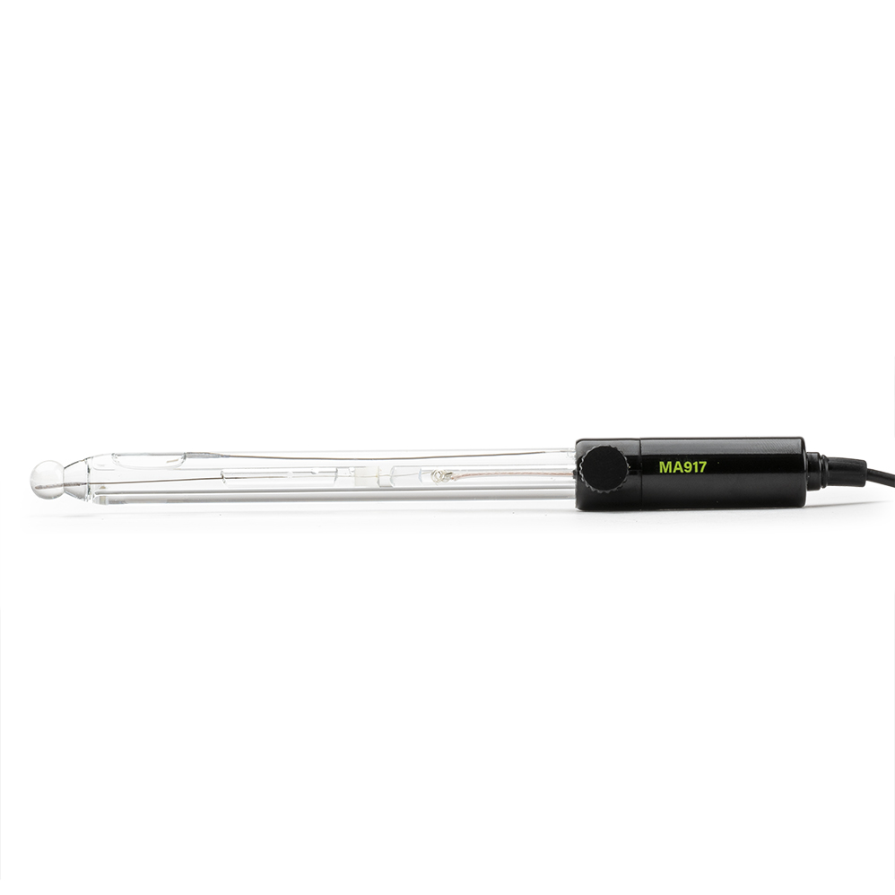 Milwaukee MA917B/1 pH-Sonde mit Glaskörper und doppeltem Anschluss, Nachfüllbar und einer runden Spitze