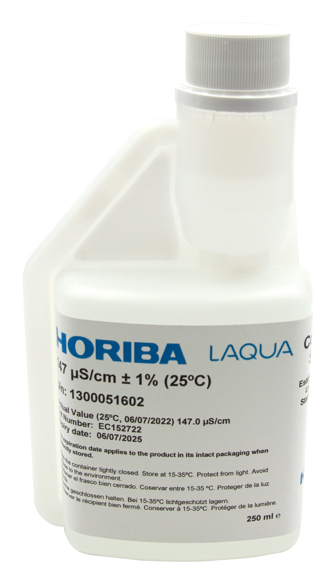 HORIBA 147 μS/cm Leitfähigkeitskalibrierlösung 250ml (250-EC-147)