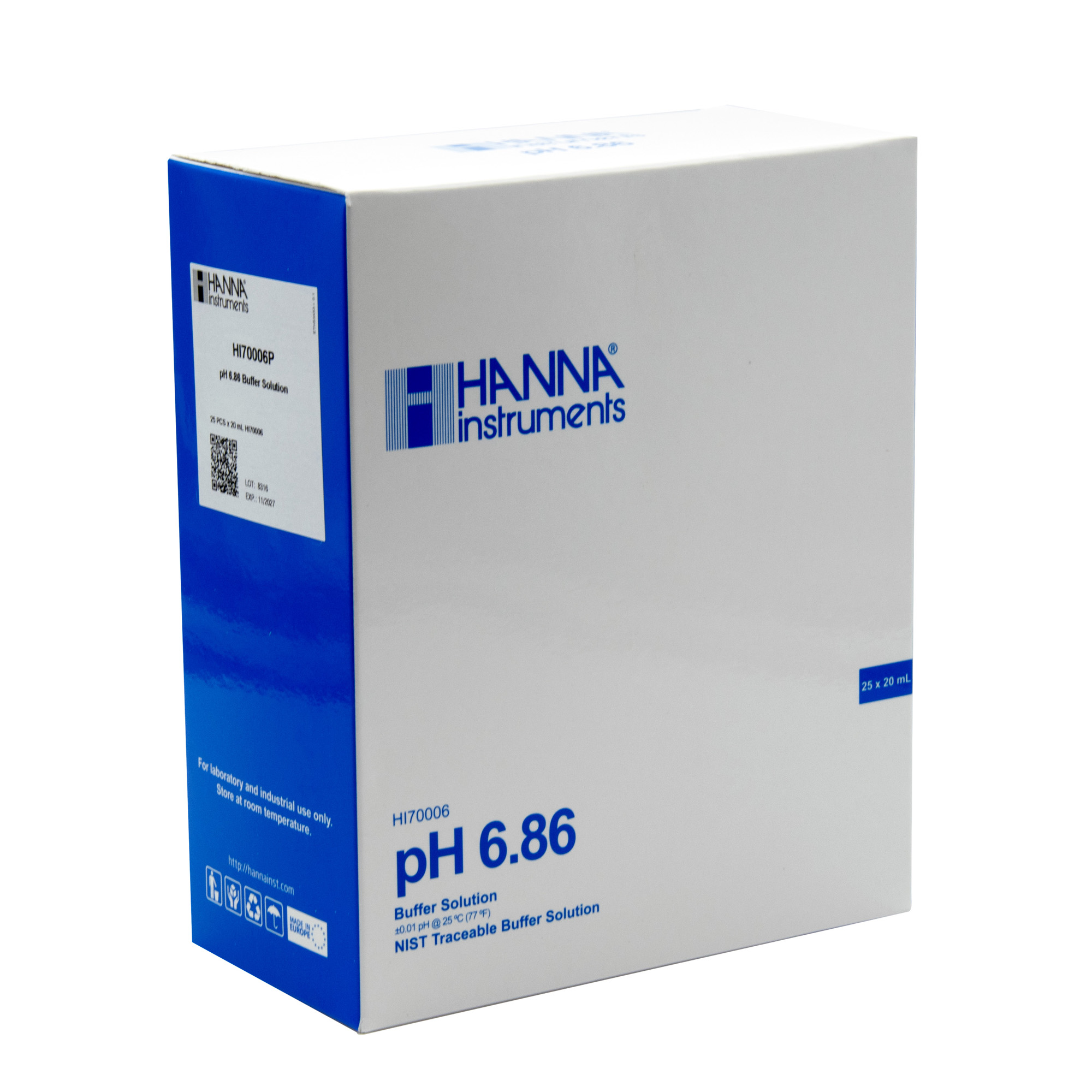 HANNA HI70006P Karton Verpackung geschlossen, Produktname sichtbar