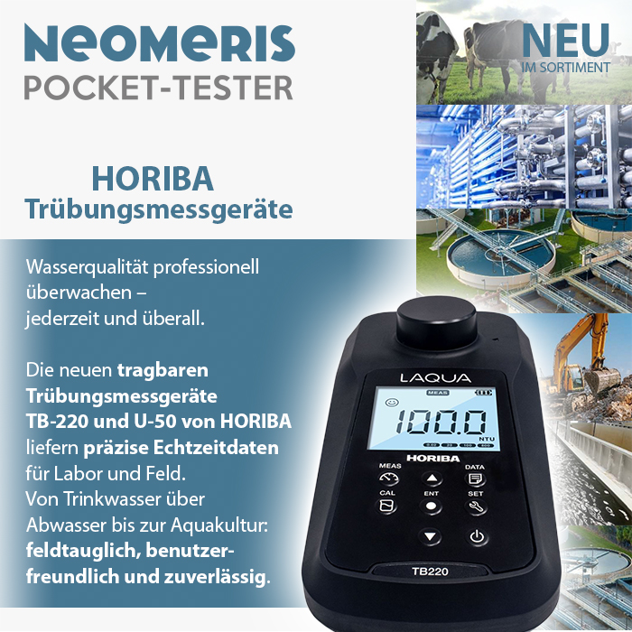 HORIBA LAQUA Trübungsmessgerät TB-220 schwarz Handmessgerät