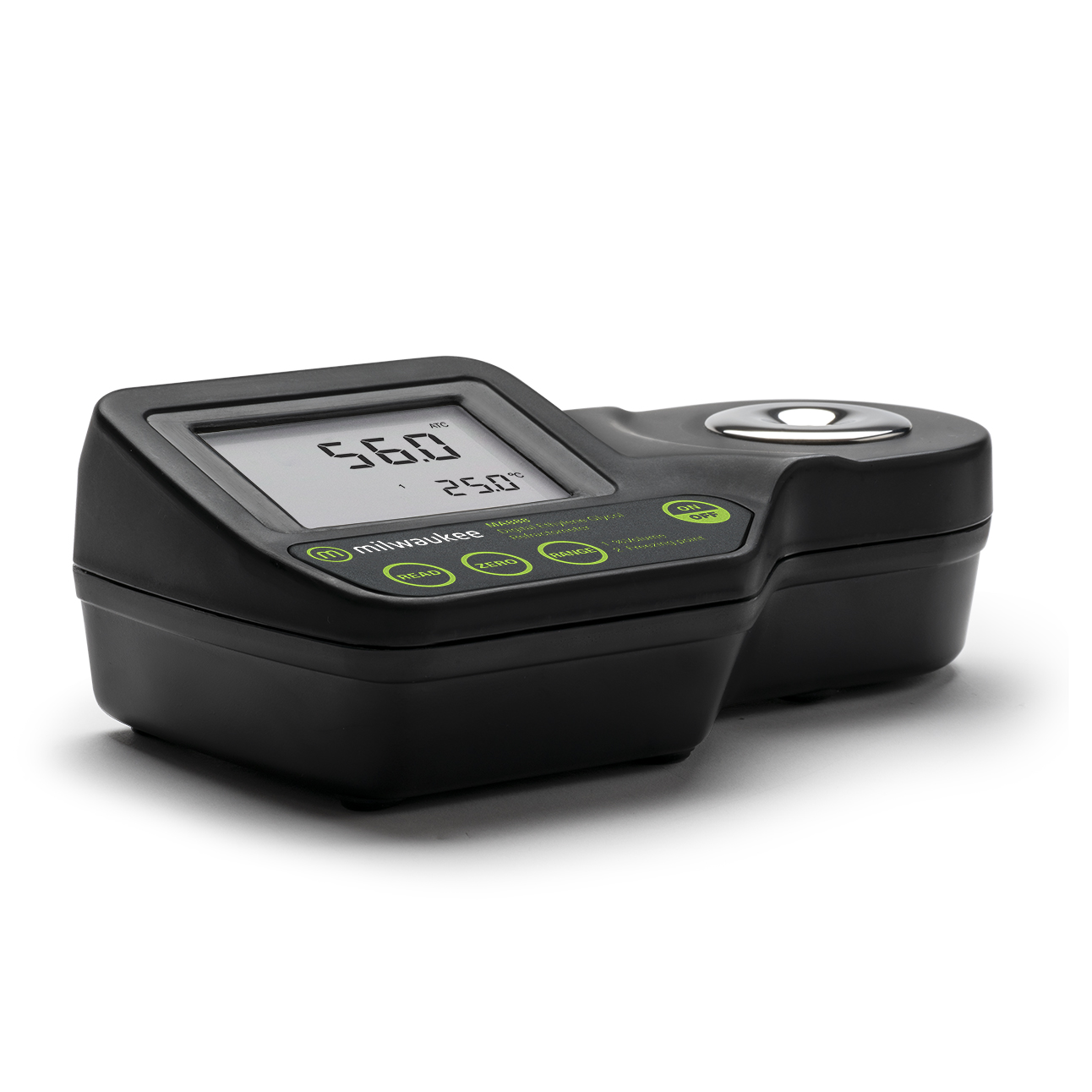 MA888 Digitales Ethylenglykol-Refraktometer in schwarz, Display an 