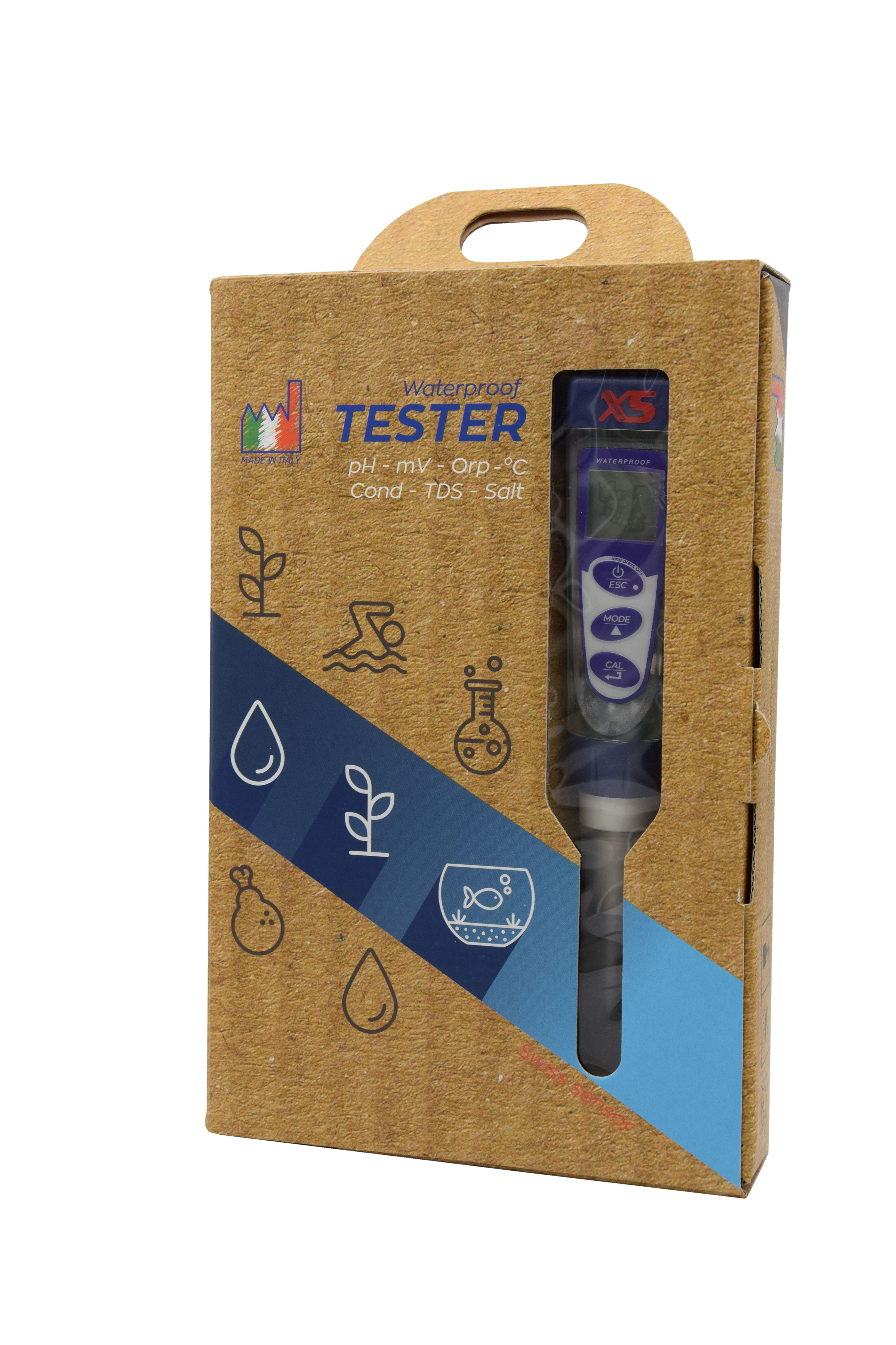 XS PC 6 Tester Kit -  Multiparameter Tester zur Bestimmung  des pH/mV/Redox/Leitfähigkeit/TDS/Salzgehalt/Temp. Wert