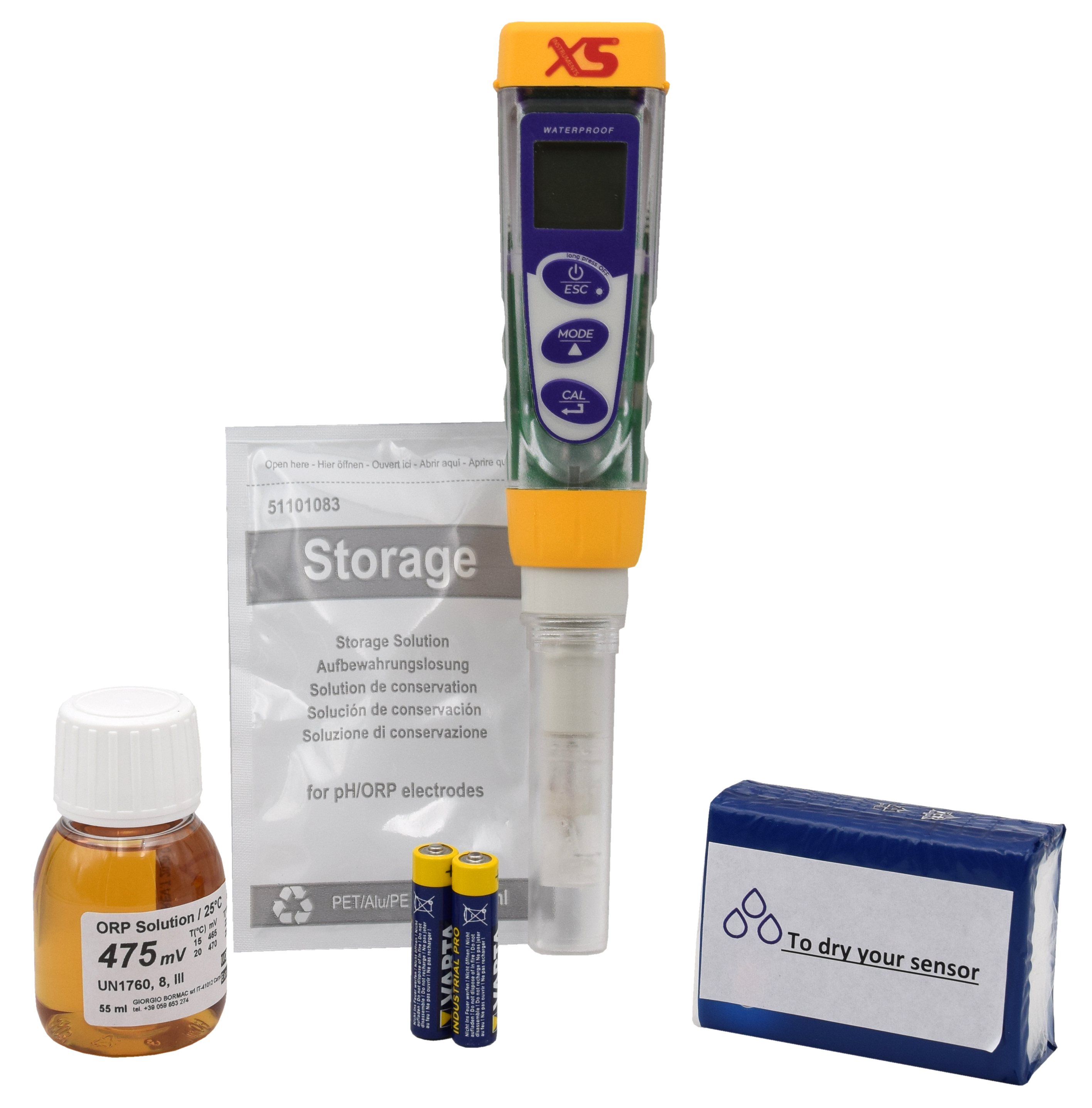XS ORP 5 Tester Kit - Messgerät zur Redox- Wert und Temperaturbestimmung