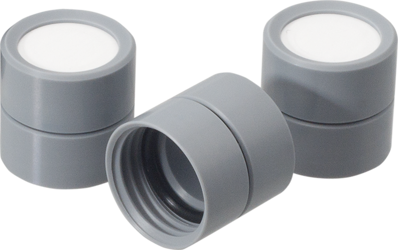 Horiba Ammoniak (NH3) Ersatz- Membrankappen Horiba Ammoniak Ersatzmembrankappen, drei graue Kunststoffkappen für Elektrodenschutz