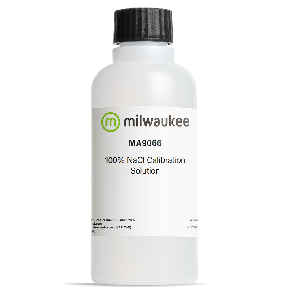 Milwaukee 100% NACl Kalibrierlösung, 230ml (MA9066) 100% NACl Kalibrierlösung, 230ml Flasche