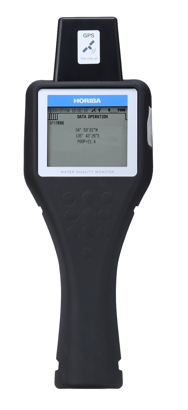Horiba U‑50 Control Unit, Frontansicht des Displays
