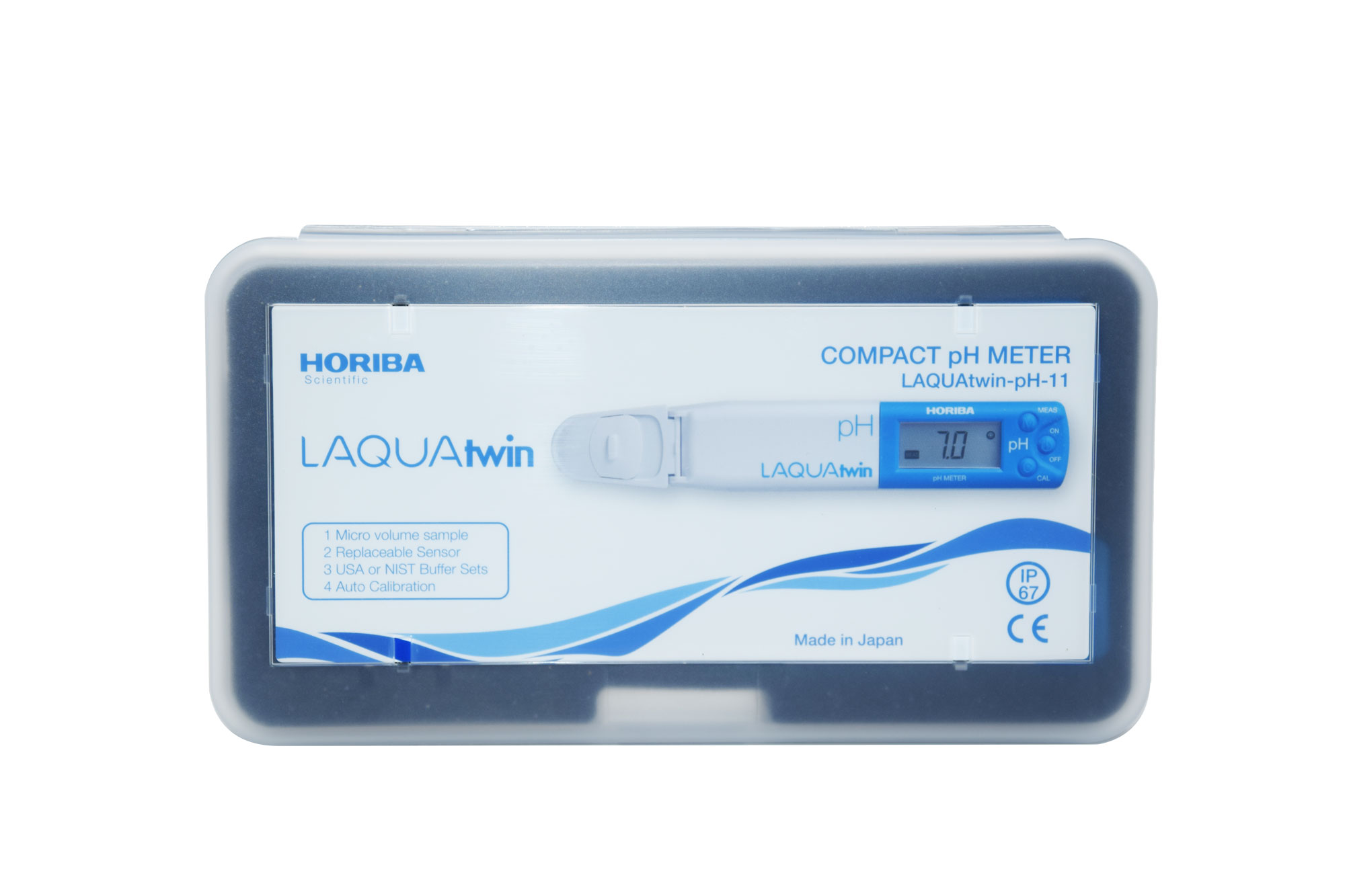 Horiba LAQUAtwin pH Tester mit 2 Kalibrierpunkten (pH-11)