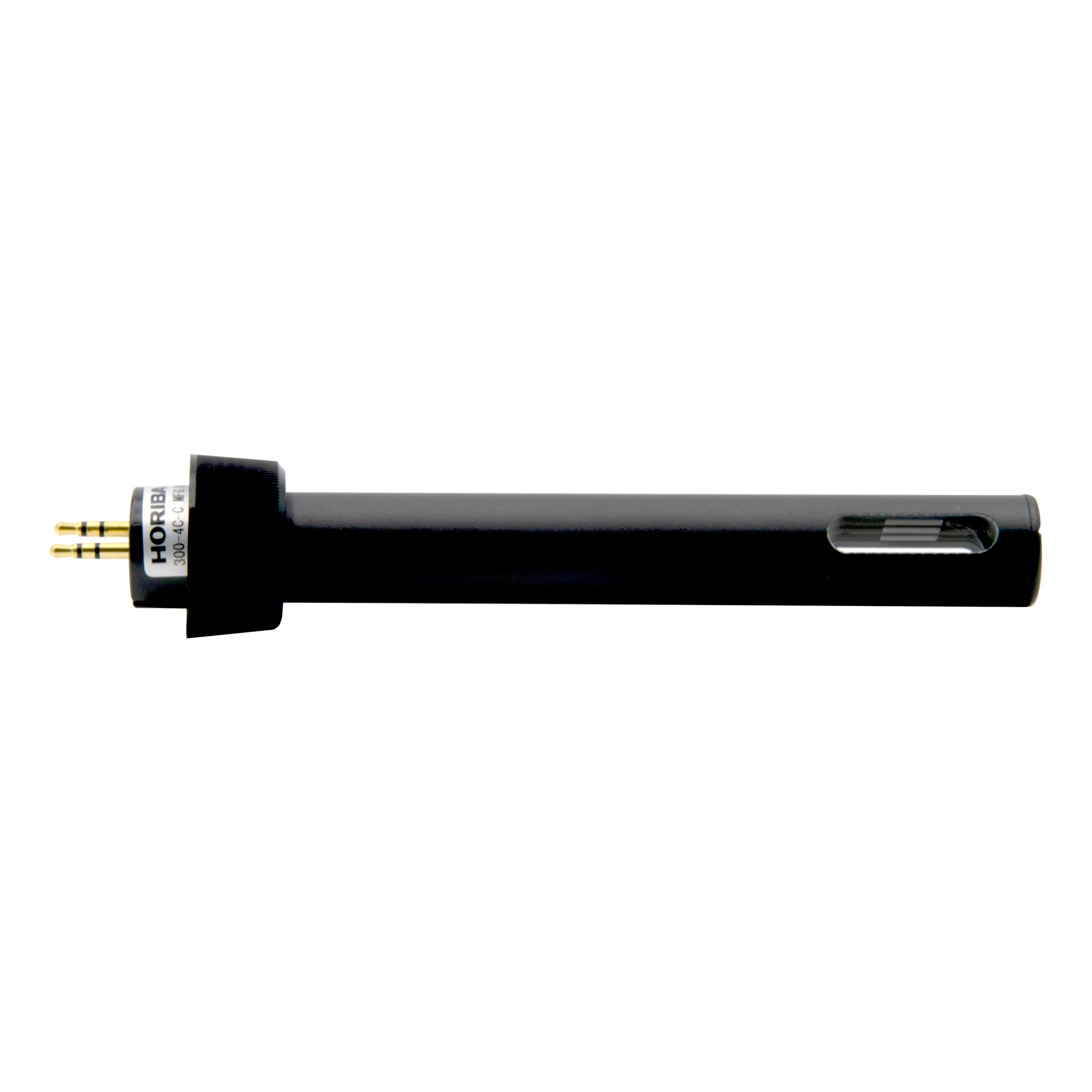 Horiba LAQUA 300‑4C‑C Sensor Seitenansicht, kabelloser Anschlussstift, schlanker Karbonkörper