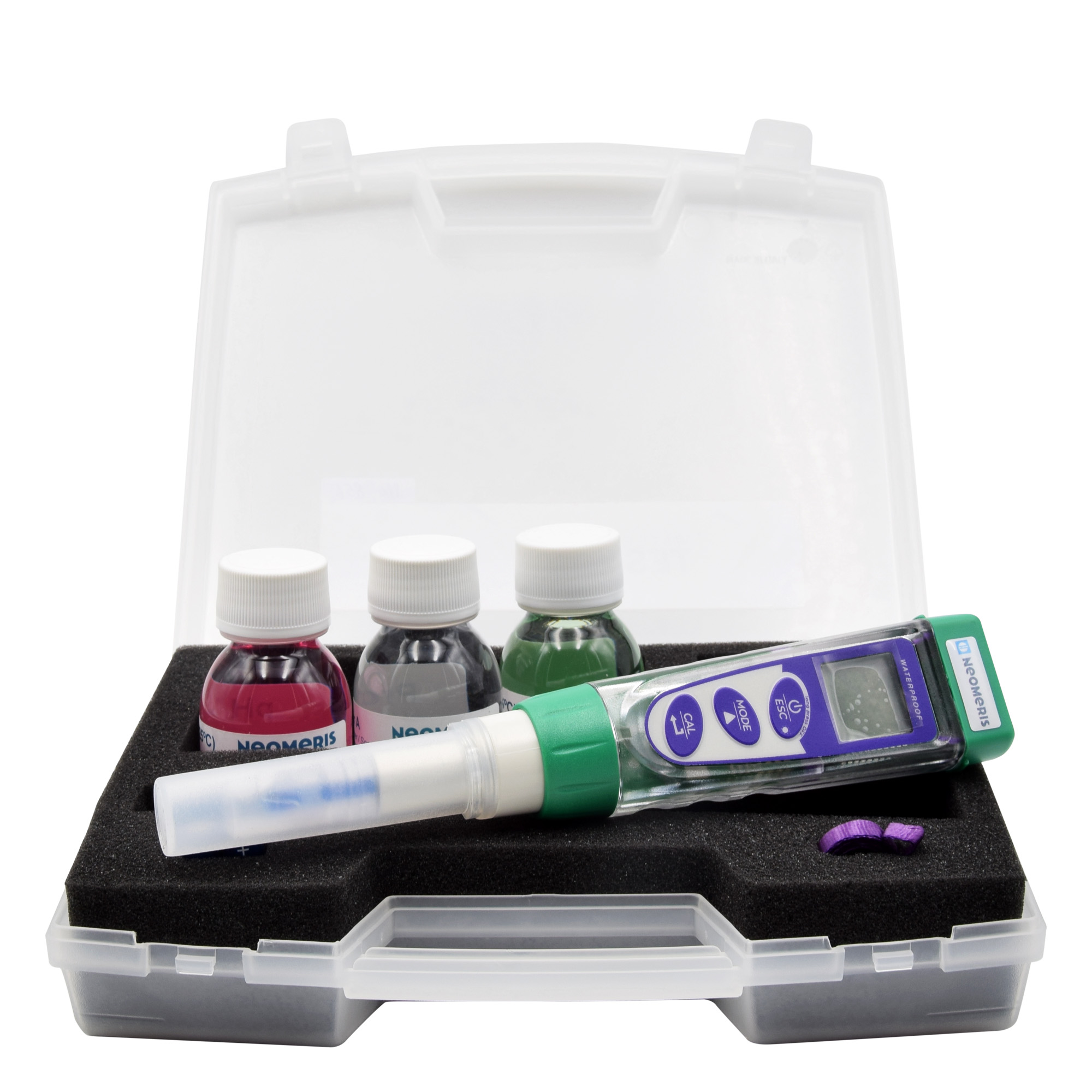 XS pH 5 Tester im Tragekoffer  -  Handmessgerät zur Bestimmung des pH- Wertes und Temperatur