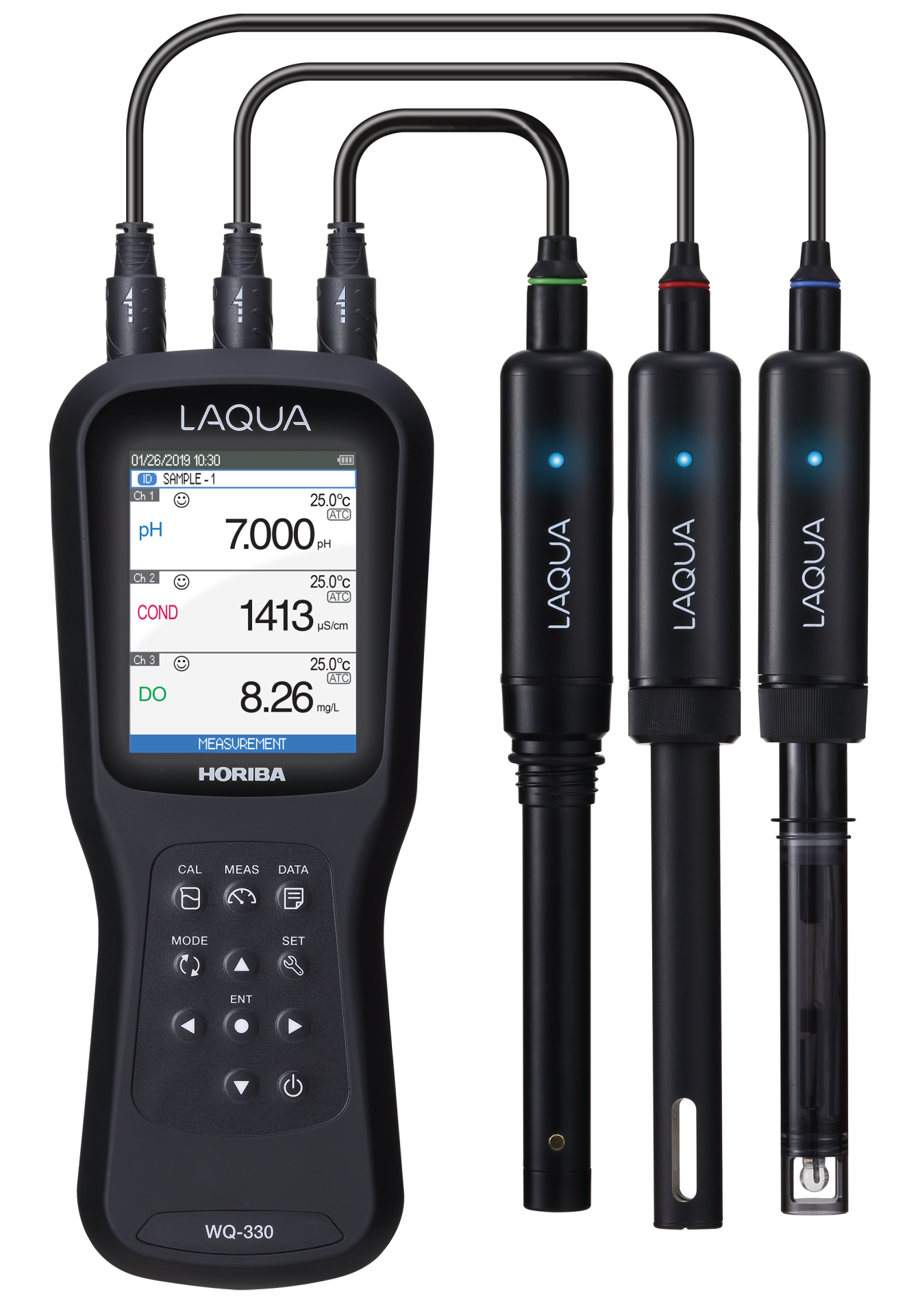 Horiba LAQUA WQ330-K - 3-Kanal Profi-Messgerät für verschiedene ...
